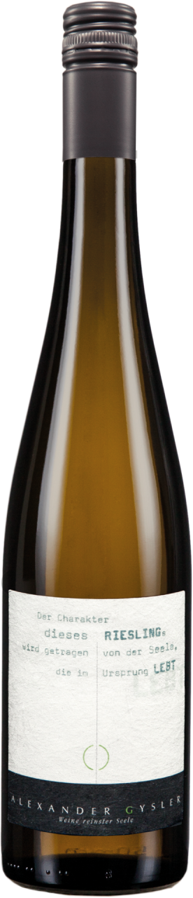 Alexander Gysler Gysler Riesling Natur Rheinhessen