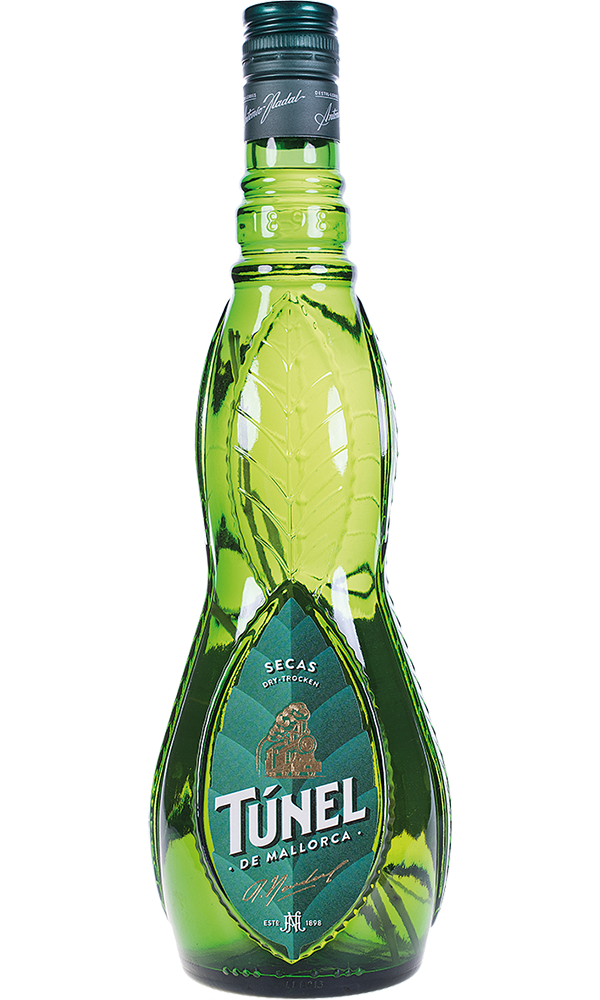 Hierbas Secas Tunel trocken 40% vol., Kräuterlikör aus Mallorca