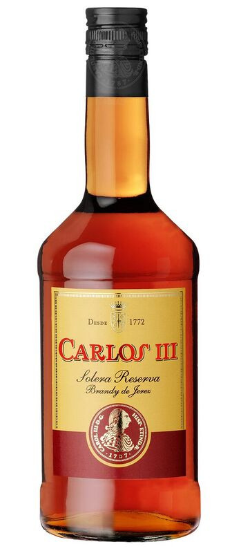 Brandy Carlos III Solera Reserva 36 % Vol.